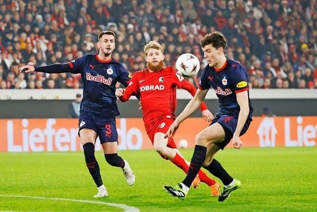 Der SC Freiburg und der mhsame Sieg gegen den RB Salzburg