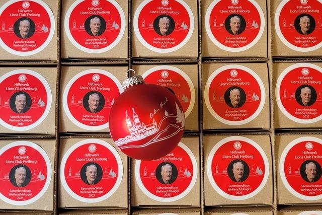 Charity-Christbaumkugel von Christian Streich ist ein Bestseller