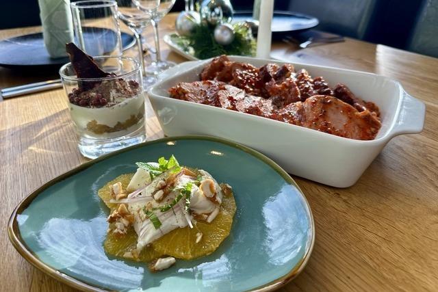 Chefkoch Maik Delling empfiehlt weihnachtlichen Hochgenuss fr vier Personen