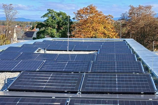 Die Gndlinger Grundschule produziert jetzt eigenen Solarstrom