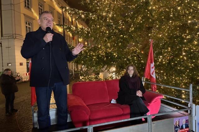 Linke starten Landtagswahlkampf in Offenburg mit scharfem Klassenkampf-Ton