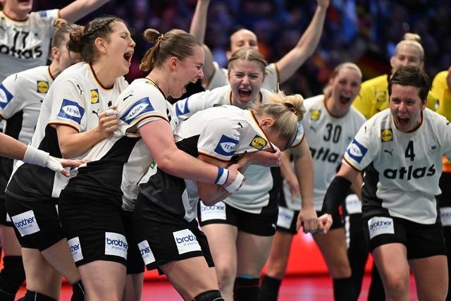 Sensationssieg gegen Frankreich: DHB-Team spielt um WM-Gold