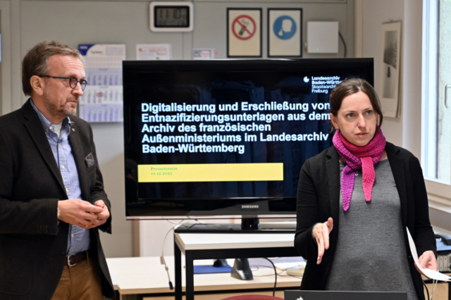 Landesarchiv stellt Entnazifizierungsakten ins Netz - auch von Prominenten