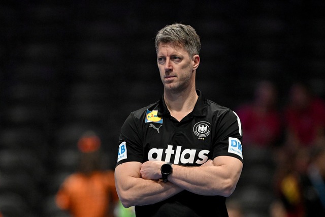 Der Ruhepol im WM-Trubel: Bundestrainer Markus Gaugisch.  | Foto: Federico Gambarini/dpa