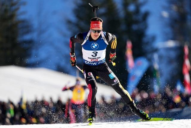 Biathlet Horn wieder stark: Vierter Platz in der Verfolgung