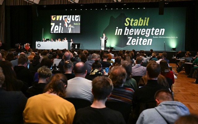 Die Gr&uuml;nen wollen am Sonntag ihr ...m 8. M&auml;rz 2026 beschlie&szlig;en.  | Foto: Bernd Wei&szlig;brod/dpa