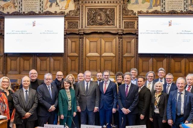 Die Schweiz zieht eine positive Bilanz ihrer Prsidentschaft im Oberrheinrat
