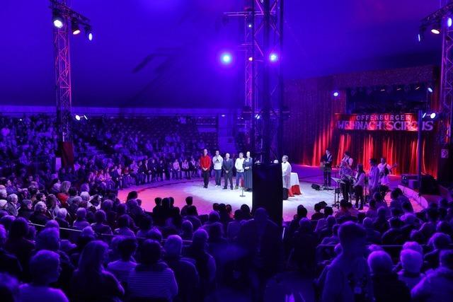 Weihnachtsgottesdienst am 26. Dezember in der Offenburger Zirkusarena