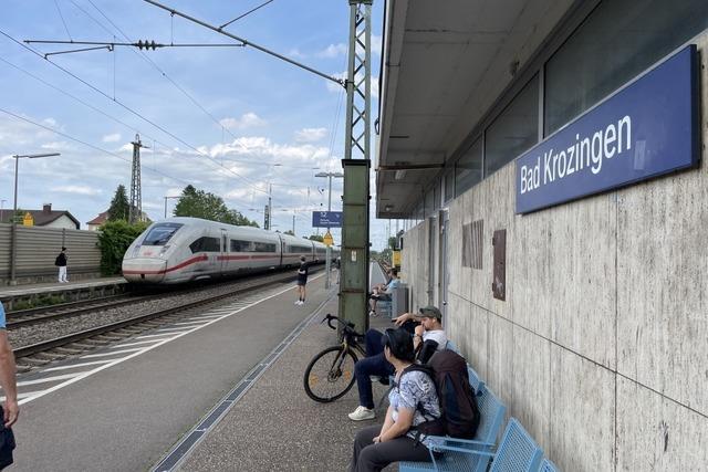 Bahnhof Bad Krozingen am Sonntagnachmittag nach tdlichem Unfall gesperrt