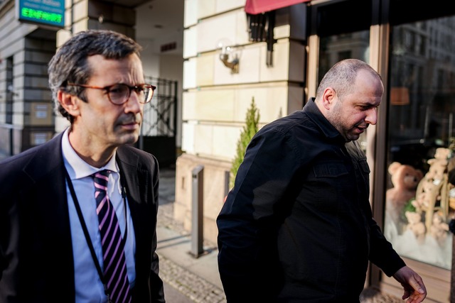 Zu den Gespr&auml;chen in Berlin reist...rteidigungsminister Rustem Umjerow an.  | Foto: Kay Nietfeld/dpa