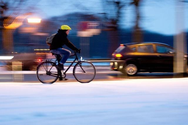 Wie man als Radfahrer sicher durch den Winter kommt