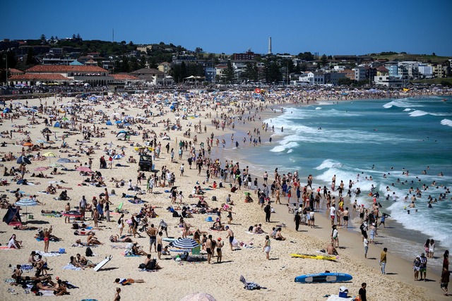 Der Anschlag ereignete sich am ber&uuml;hmten Bondi Beach. (Archiv)  | Foto: Bianca De Marchi/AAP/dpa