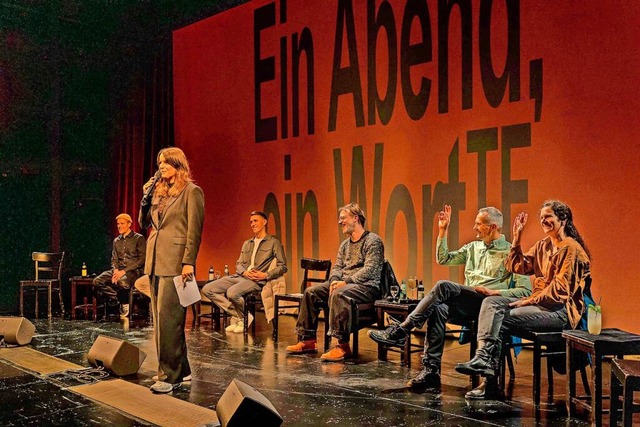 Das Podium an Samstag - unterhaltsam, aber vielleicht ein bisschen gro.  | Foto: Maximo-Hans Musielik