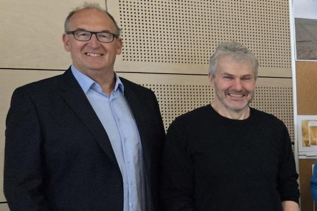 Wolfgang Vogt aus hlingen-Birkendorf wird fr beste Braugerste in ganz Sdbaden prmiert