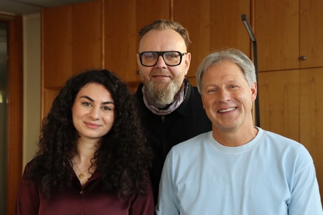 Sie bringen den neuen Verein voran (vo...sitzender) und Bernd Krieg (Beisitzer)  | Foto: Juliana Eiland-Jung