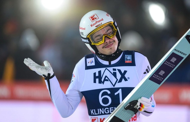 Derzeit Deutschlands bester Skispringer: Philipp Raimund  | Foto: Hendrik Schmidt (dpa)