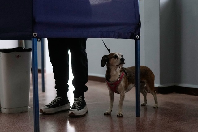 Rund 15,8 Millionen Menschen waren zur Wahl aufgerufen.  | Foto: Matias Delacroix/AP/dpa