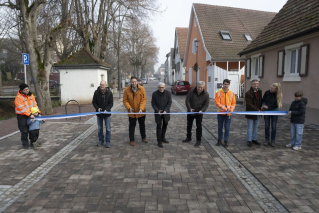 Die Sanierung dieser kleinen Stra�e in Niederweiler hat �ber vier Millionen Euro gekostet