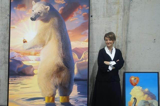 Surreale Tierdarstellungen des Malers Simon Czapla sind derzeit in Weil am Rhein zu sehen