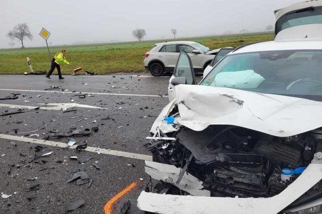 Vorfahrt missachtet – Sechs Verletzte bei Unfall in Breisach