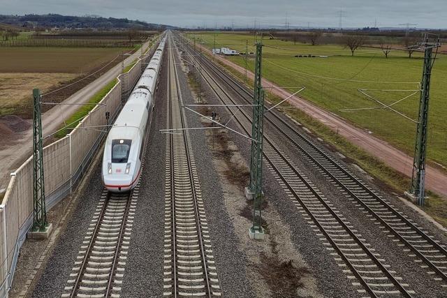 Drittes und viertes Gleis der Rheintalbahn zwischen M�llheim und Auggen geht p�nktlich in Betrieb